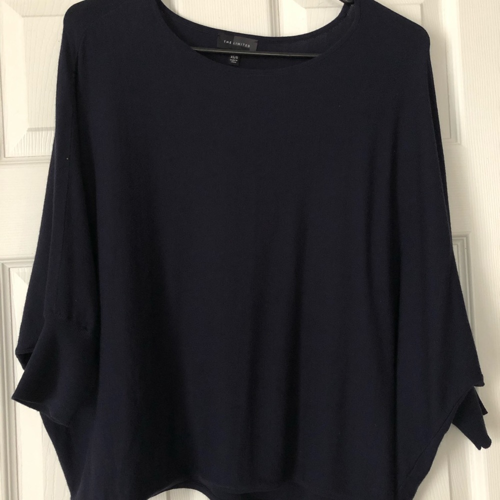 Navy Crop Top